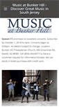 Mobile Screenshot of musicatbunkerhill.org